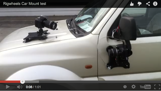 Car Mount Test using RigWheels Camera Mounting Equipment