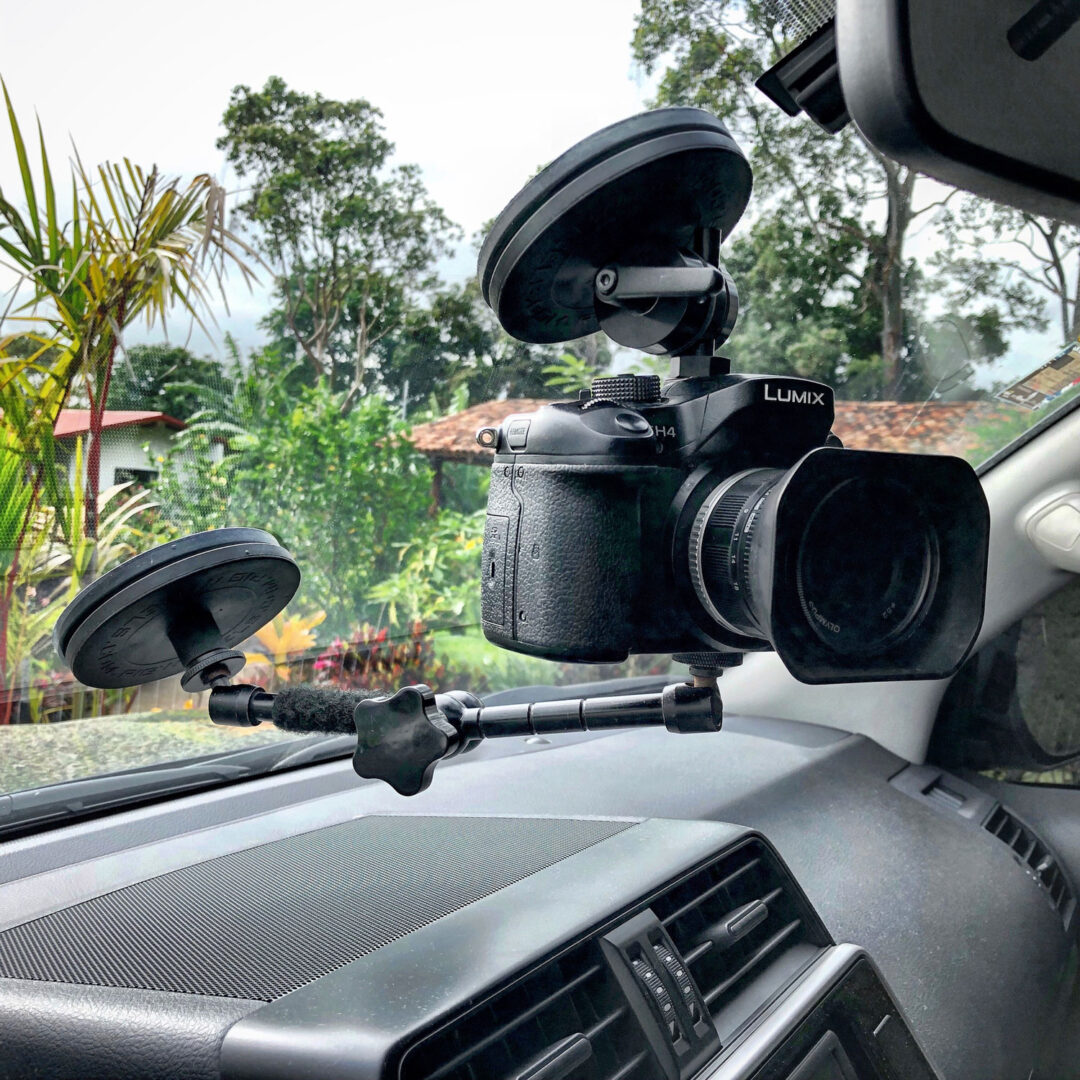 magnetic camera windshield mount