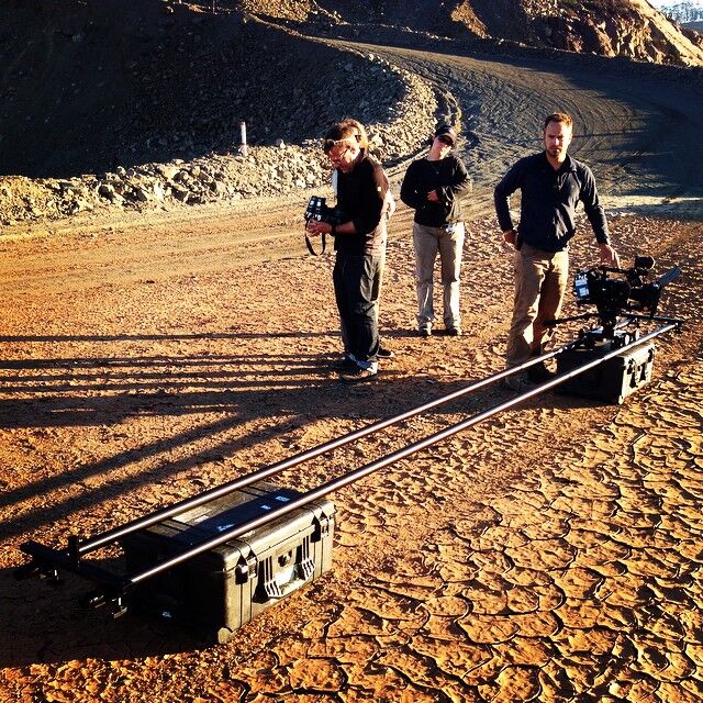 16.3" of track in the #Atacama #desert in #Chile. Our Passport dolly combined with our PortaRail Traveler kit. (DP: Colin Threinen)
.
.

#p0rtarail