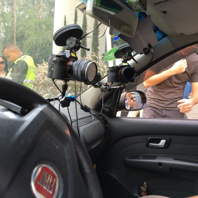 Day 2 rigging cameras in taxis in Medellín Colombia using RigMount Magnets. 
.
.
http://www.rigwheels.com/product/magnetic-camera-mount/
.
.
#mag1ight