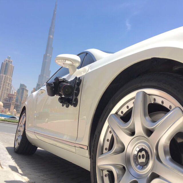 Bentley on the move with the RigMount X6 in Dubai. 📷: @timhaber
.
.

#rigm0untx